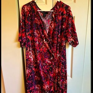 Flowy patterned dress